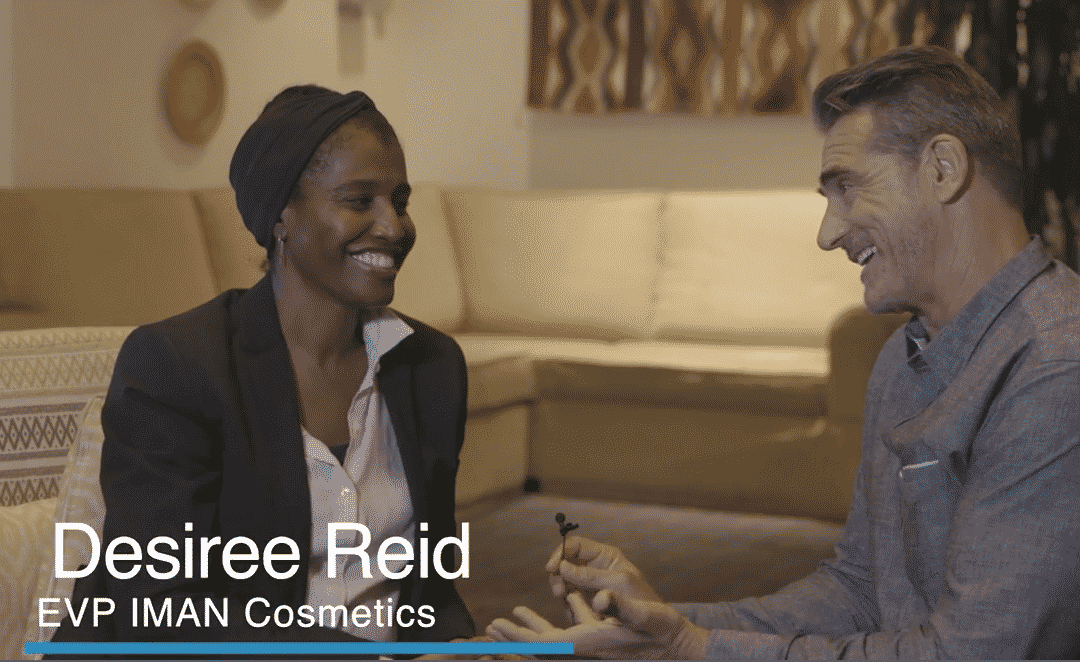 Desiree Reid of Iman Cosmetics, Interview by Ken Kerry