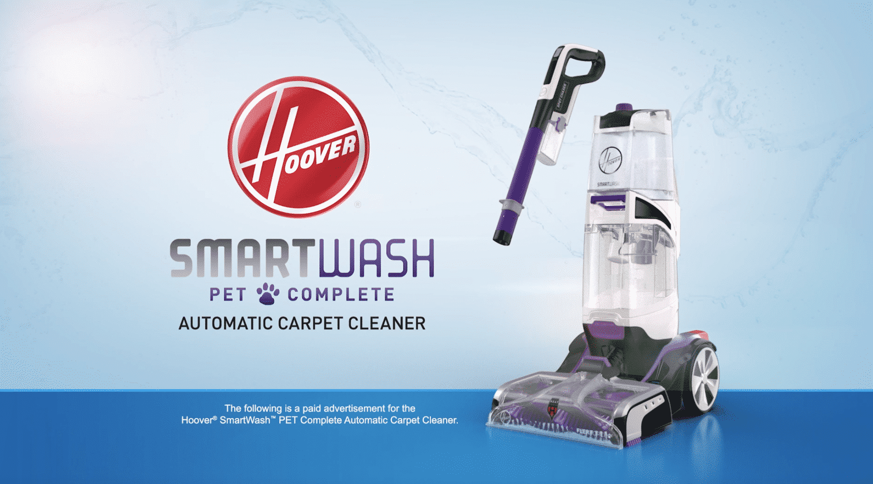 Hoover SmartWash Pet Complete – Infomercial, Long-Form