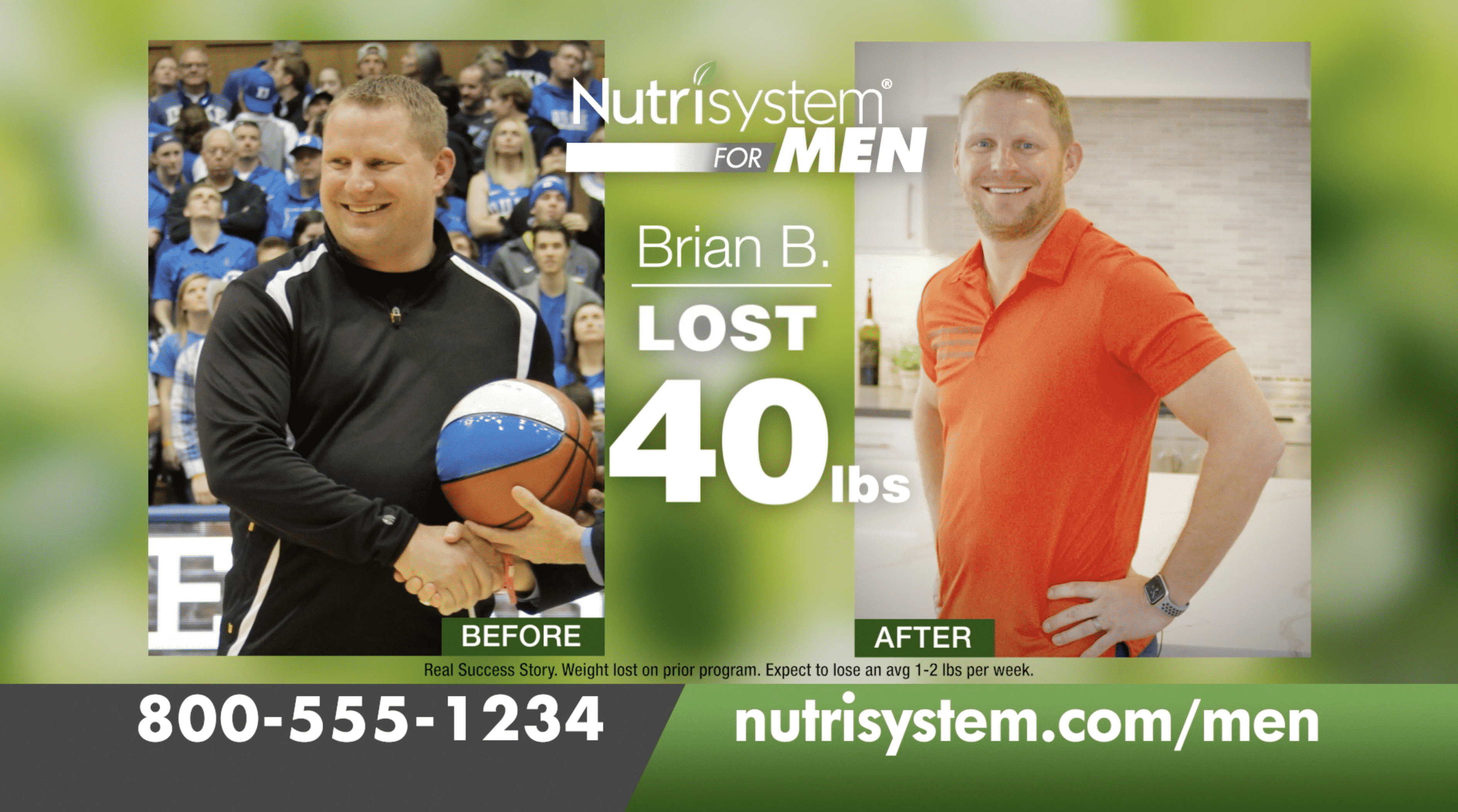 Nutrisystem for Men Back in the Game :30